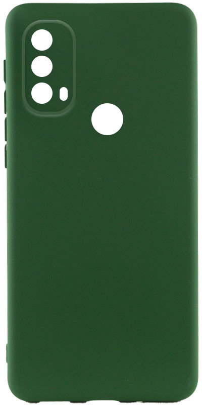 

Lakshmi Case Silicone Cover Full Camera Dark Green для Motorola Moto E40