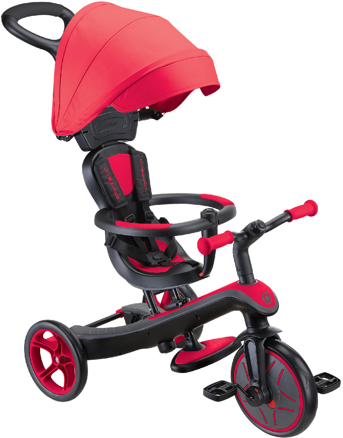 Акція на Велосипед детский Globber Explorer Trike 4в1 Deluxe Play красны (634-102) від Stylus