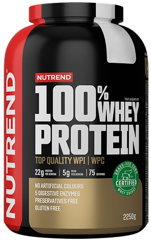 

Nutrend 100% Whey Protein 2250 g /75 servings/ Chocolate Cacao