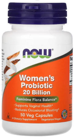 

Now Foods Women`s Probiotic Женские пробиотики 20 млрд КОЕ 50 капсул