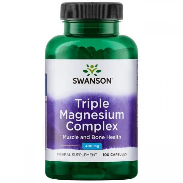 Акція на Swanson Triple Magnesium Complex Комплекс магния 100 капсул від Stylus