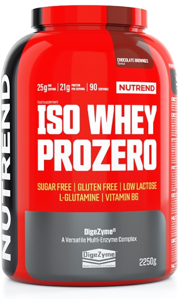 

Nutrend Iso Whey ProZero 2250 g / 90 servings / chocolate brownies