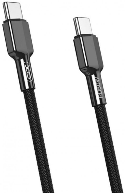 Акція на Xo Cable USB-C to USB-C Pd 60W 1m Black (NB183B) від Stylus