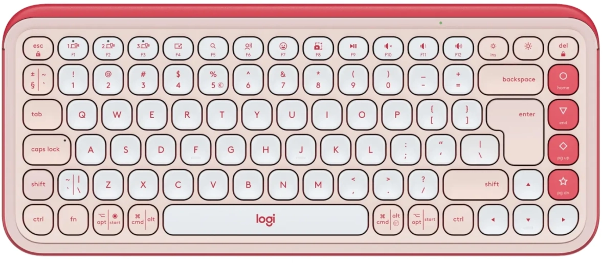 Акція на Logitech Pop Icon Keys Rose (920-013073) від Stylus