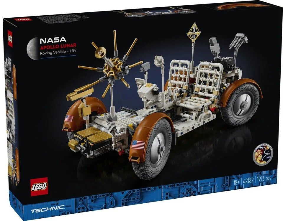 

Конструктор Lego Technic Лунный автомобиль Nasa Apollo 1913 деталей (42182)