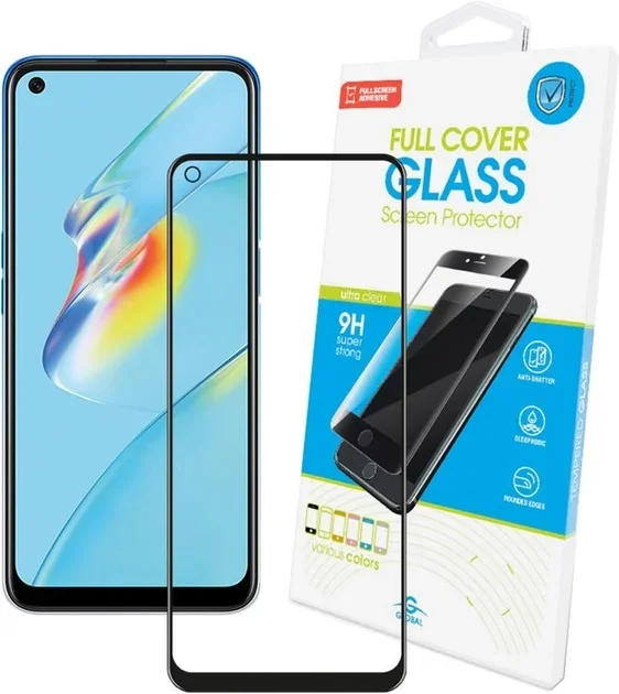 

Global Tempered Glass Full Glue Black for Oppo A54