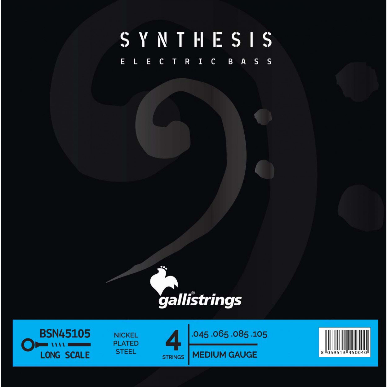 

Струни для бас-гітари Gallistrings BSN45105 4 Strings Medium