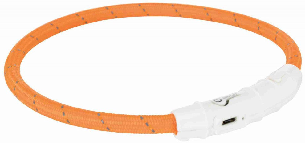 Акція на Ошейник Trixie для собак светящийся с Usb оранжевый L-XL 65 cм 7 мм (4053032127050) від Stylus