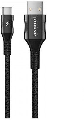 Акція на Proove Usb Cable to USB-C Braided Scout 2.4A 1m Black від Stylus