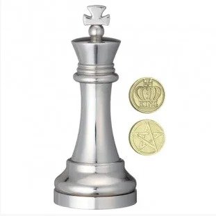 

Металева головоломка Cast Puzzle Король, Chess Puzzles silver (473686)