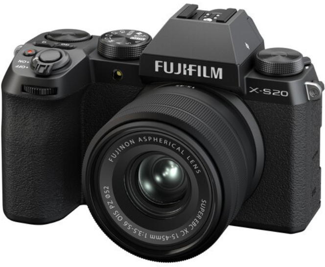 

Fujifilm X-S20 kit 15-45mm F3.5-5.6 Black (16781917)