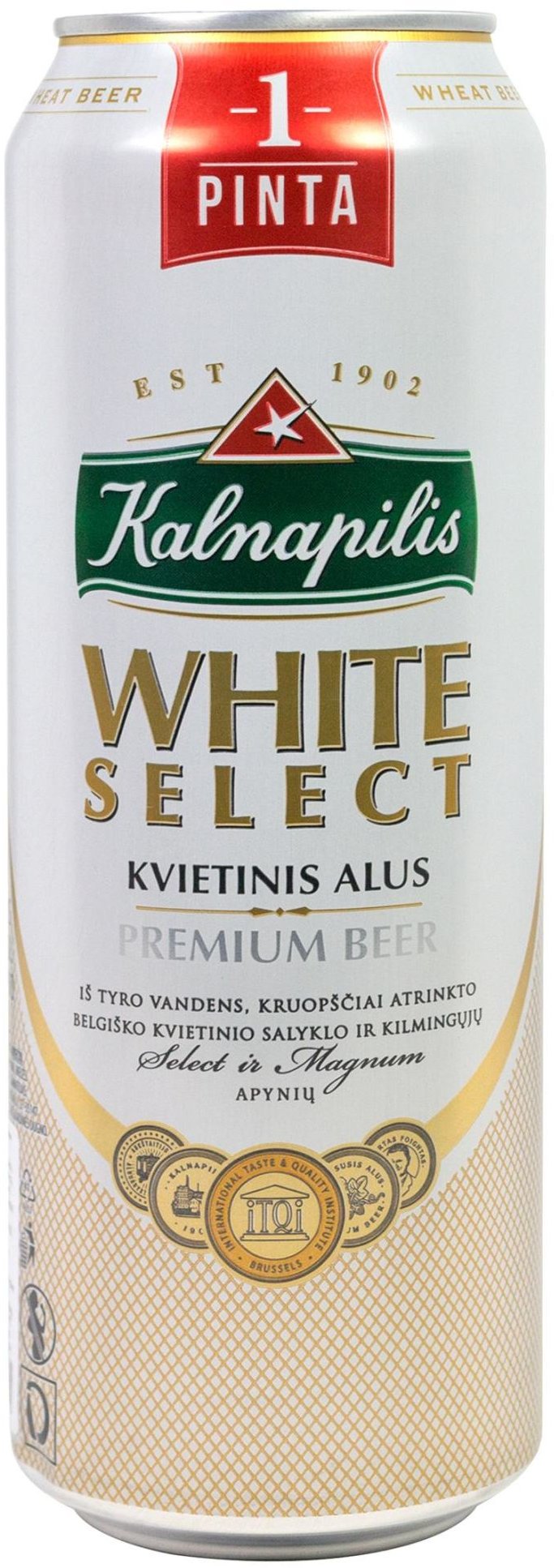 

Пиво Kalnapilis White Select 0.568л (PLS4117)