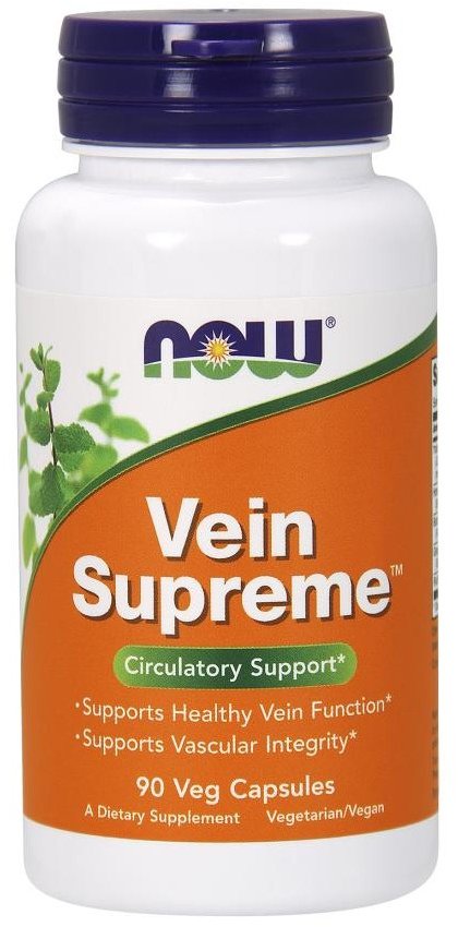 Акція на Now Foods Vein Supreme 90 Vcaps Поддержка для вен від Stylus