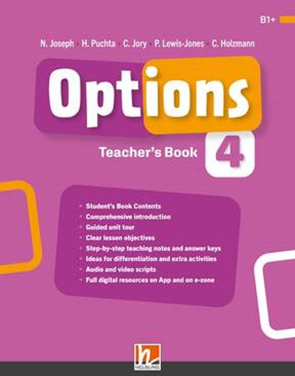 Акція на Options 4: Teacher's Book with Presentation Software and Digital Resources від Y.UA