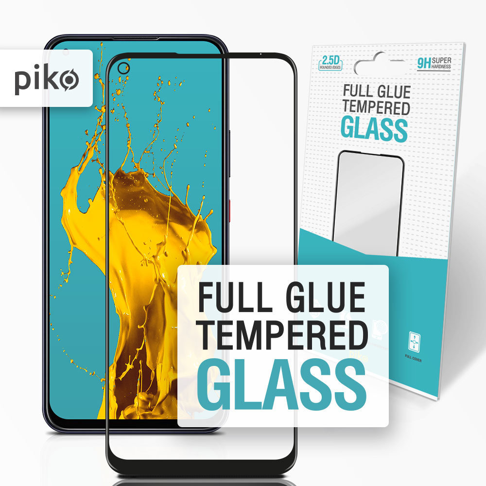 

Piko Tempered Glass Full Glue Black for Zte Blade V2020