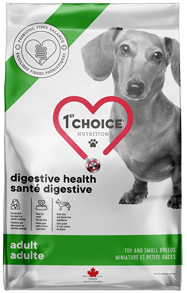 

Сухой диетический корм 1st Choice Adult Digestive Health Toy and Small для собак мини и малых пород с курицей 0.34 кг