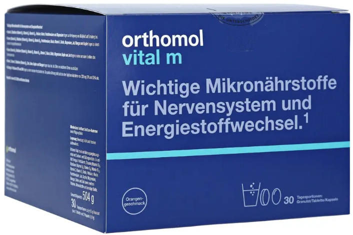 

Orthomol Vital M Витамины для мужчин 30 дней (порошок/таблетки/капсулы)