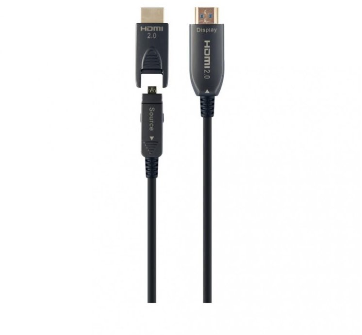 Акція на Cablexpert (AOC) Hdmi V.2.0, 4К 60Гц, 20 м (CCBP-HDMID-AOC-20M) від Stylus