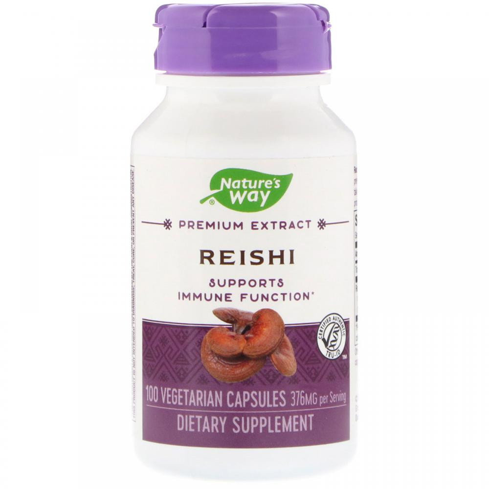 Акція на Nature's Way Reishi Standardized 100 Caps Гриб рейши лечебный від Stylus