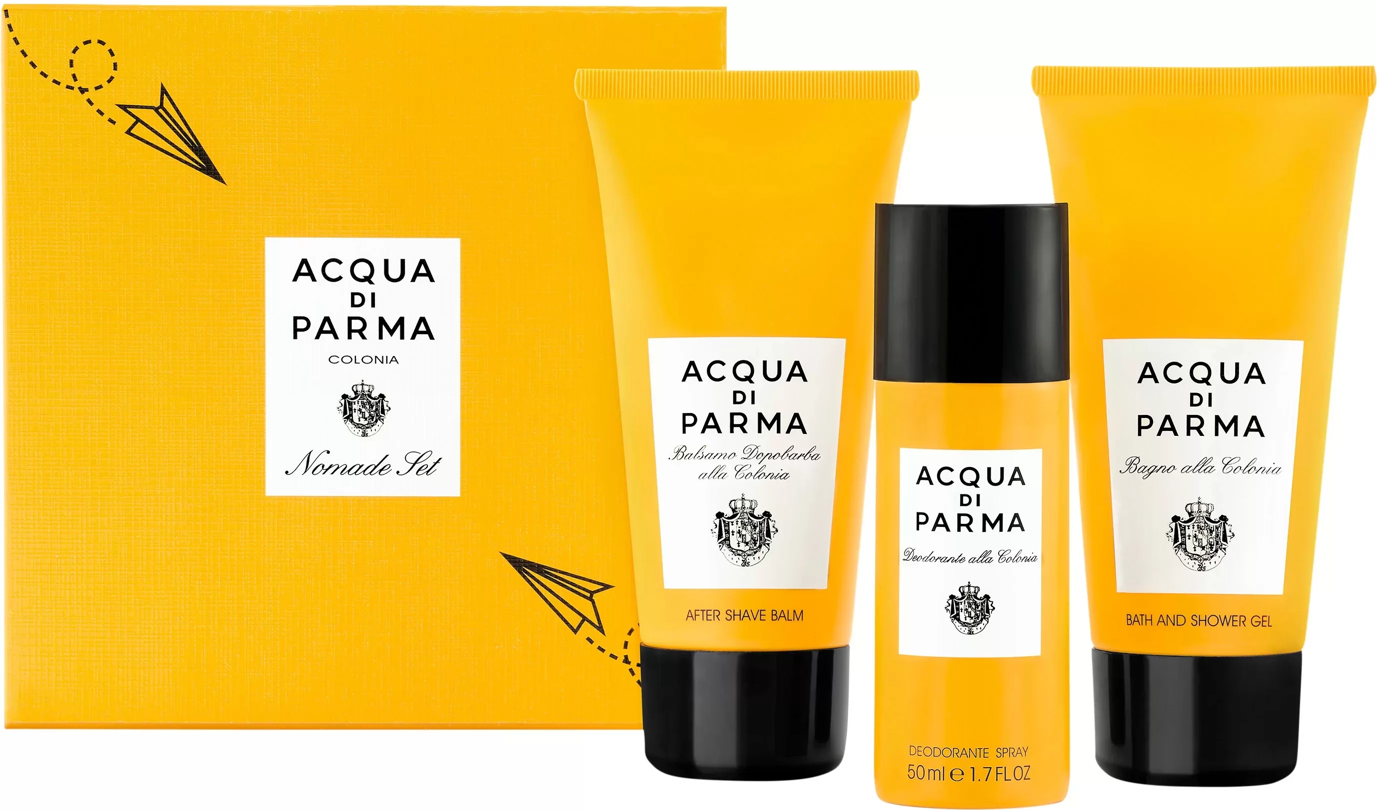 

Набор Acqua Di Parma Colonia Nomade Лосьон после бритья 75 ml + Гель для душа 75 ml + Дезодорант 50 ml