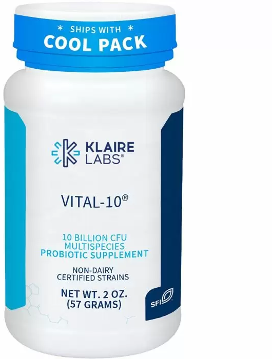 

Klaire Labs Vital-10 Пробиотики 56 г