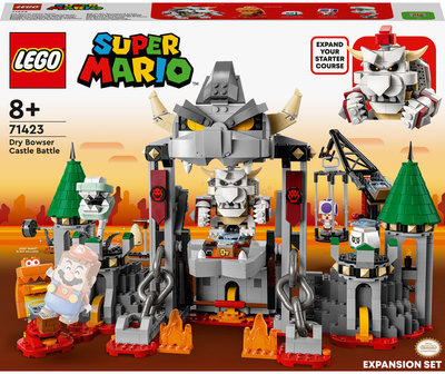 Акція на Конструктор Lego Super Mario Битва в замке Драй Боузера. Дополнительный набор (71423) від Stylus