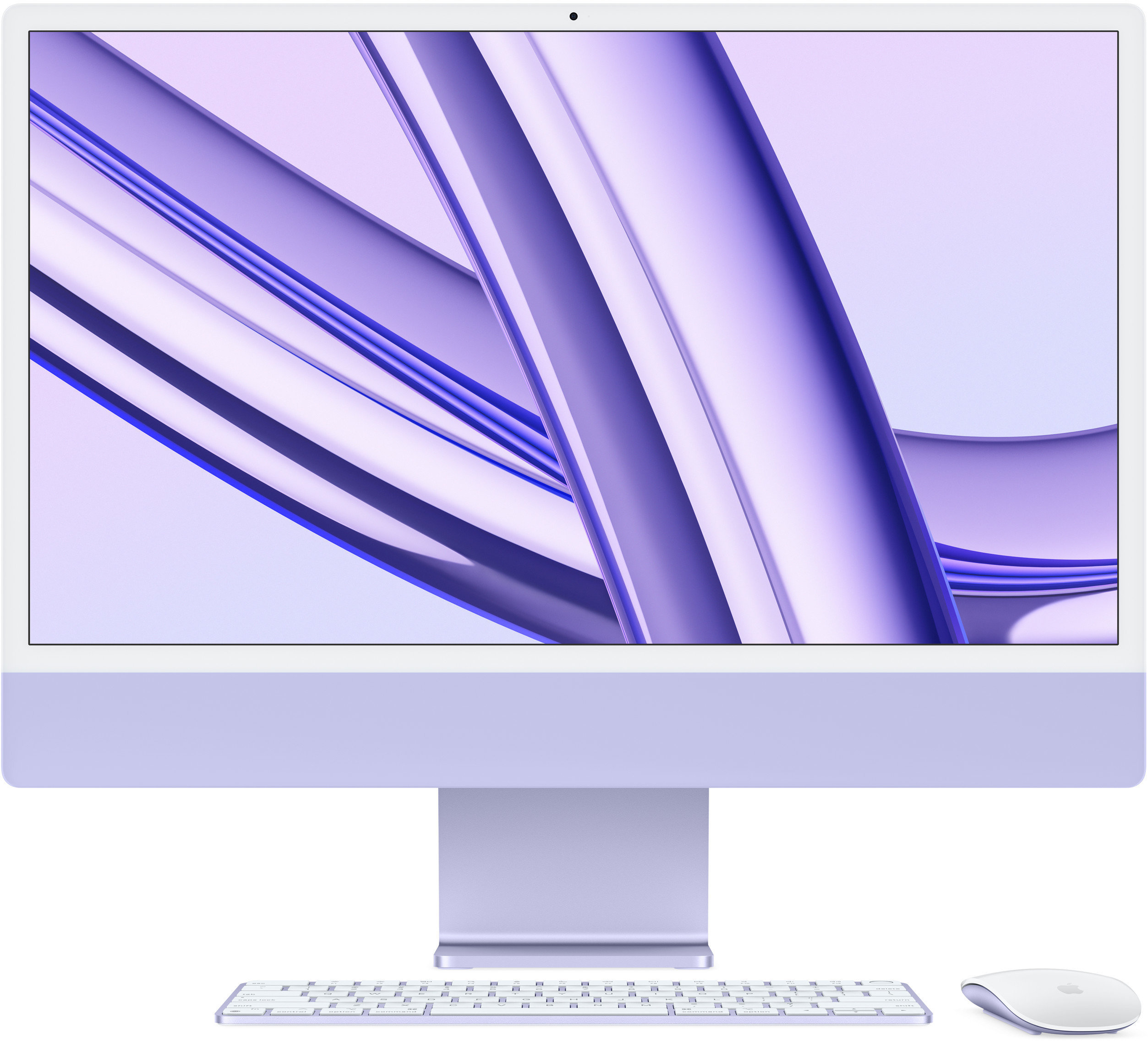 Акція на Apple iMac M3 24" 512GB 10GPU Purple Custom (Z19Q0001G) 2023 від Stylus