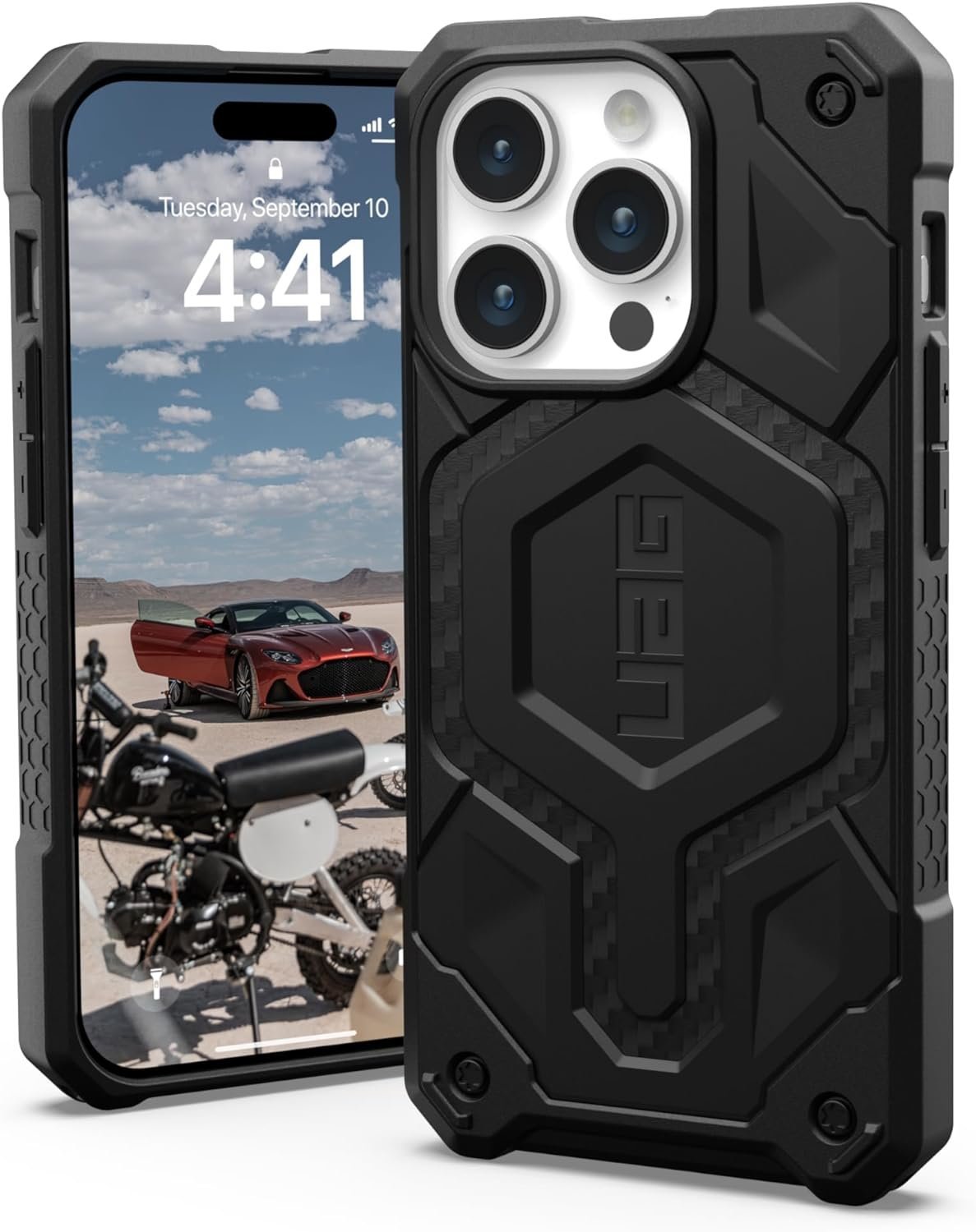 

Urban Armor Gear Uag Monarch Pro Magsafe Carbon Fiber (114221114242) для iPhone 15 Pro