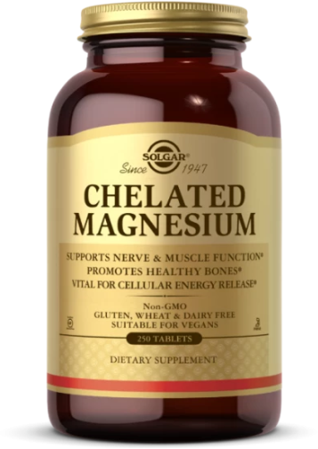 

Solgar Chelated Magnesium Солгар Магний хелат 250 таблеток