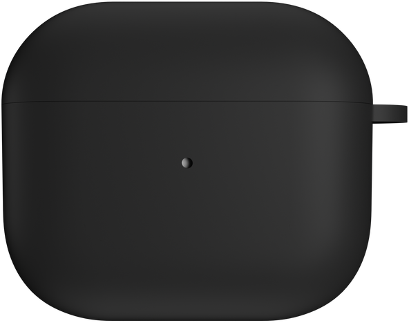 Акция на Чохол для навушників Switcheasy Skin Soft Touch Silicone Black (GS-108-174-193-11) для Apple AirPods 3 от Y.UA