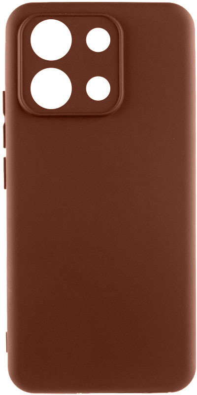 

Lakshmi Case Silicone Cover Full Camera Brown for Xiaomi Redmi Note 13 Pro 4G / Poco M6 Pro 4G