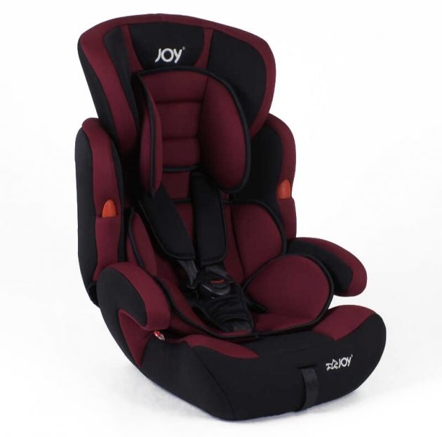 

Автокресло Joy группа 1/2/3 от 9-36 кг NB-8555 Черно-бордовый