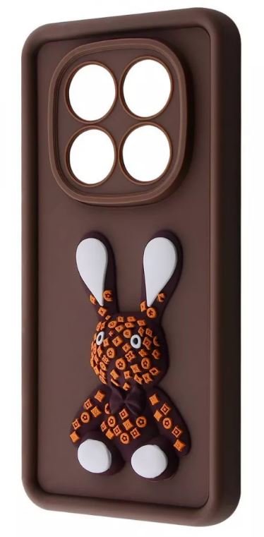 

Mobile Case Pretty Things Brown/Rabbit for Xiaomi Redmi Note 14 Pro 5G / Poco X7