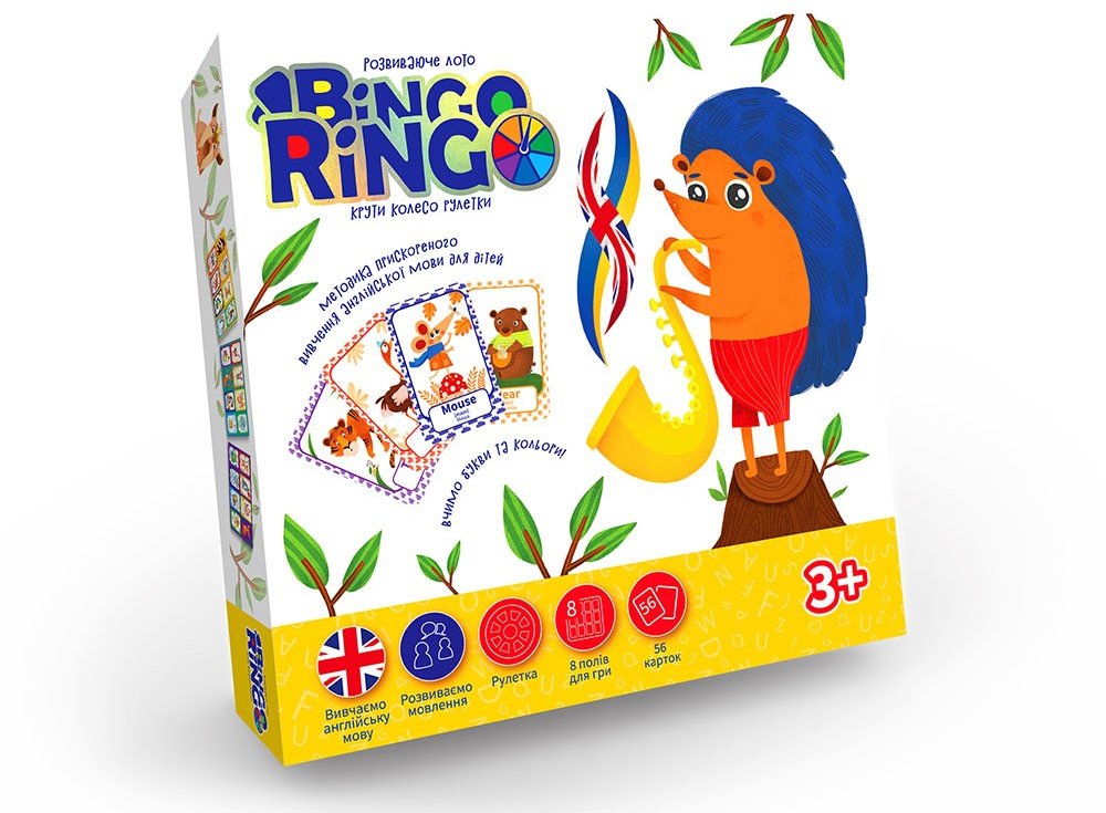 

Настольная игра Danko Toys Bingo Ringo укр-англ