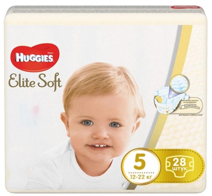 

Подгузники Huggies Elite Soft 5 Jumbo 28 шт.