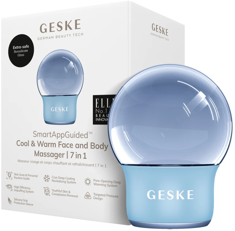 

Geske Cool&Warm Face and Body Massager 7в1 aquamarine