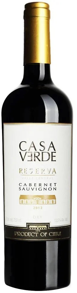 

Вино Casa Verde Cabernet Sauvignon, червоне сухе, 0.75л 13% (DIS7808765712953)