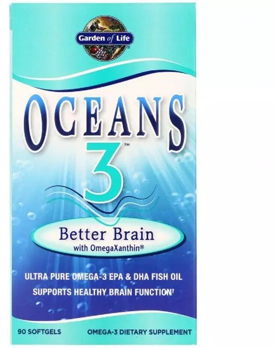 Акція на Garden of Life Oceans 3 Better Brain with OmegaXanthin Комплекс Для Поддержки Мозга С Омега-Ксантином 90 капсул від Stylus