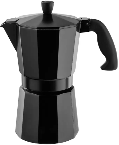 

Кафеварка гейзерная Vinzer Moka Nero 9 чашек (50396)
