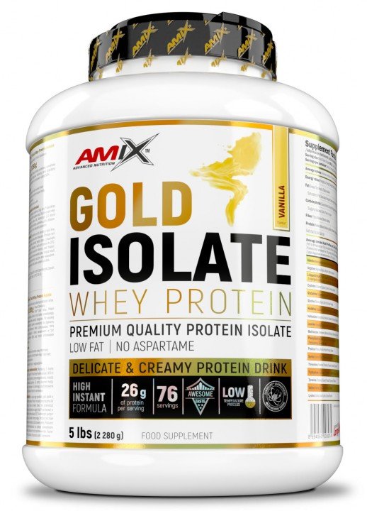 Акція на Amix Gold Whey Protein Isolate 2280 g /76 servings/Vanilla від Stylus