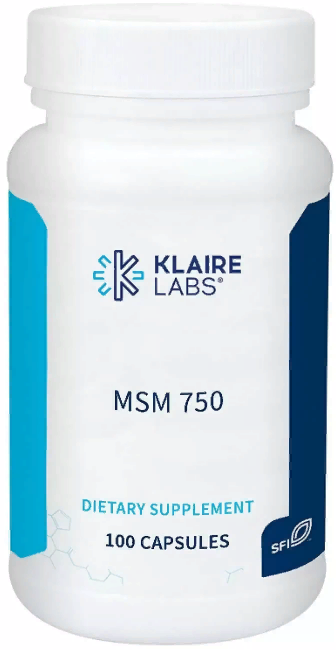 

Klaire Labs Msm 750 mg МСМ (метилсульфонилметан) 100 капсул