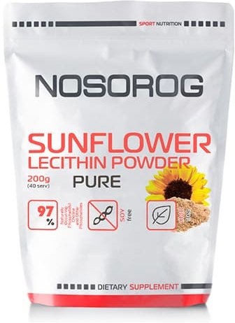 

Nosorog Sunflower Lecithin Powder Лецитин 200 грам