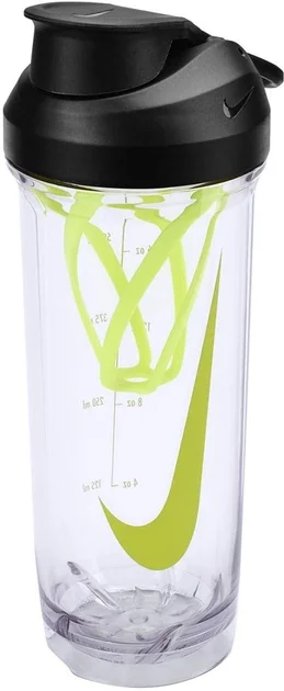 

Бутылка Nike Tr Recharge Shaker Bottle 2.0 24 Oz Салатово-черная Уни 709 мл (N.101.0724.914.24)
