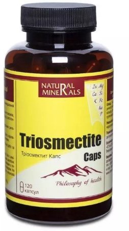 

Natural Minerals Triosmectite Caps Триосмектит 120 капсул