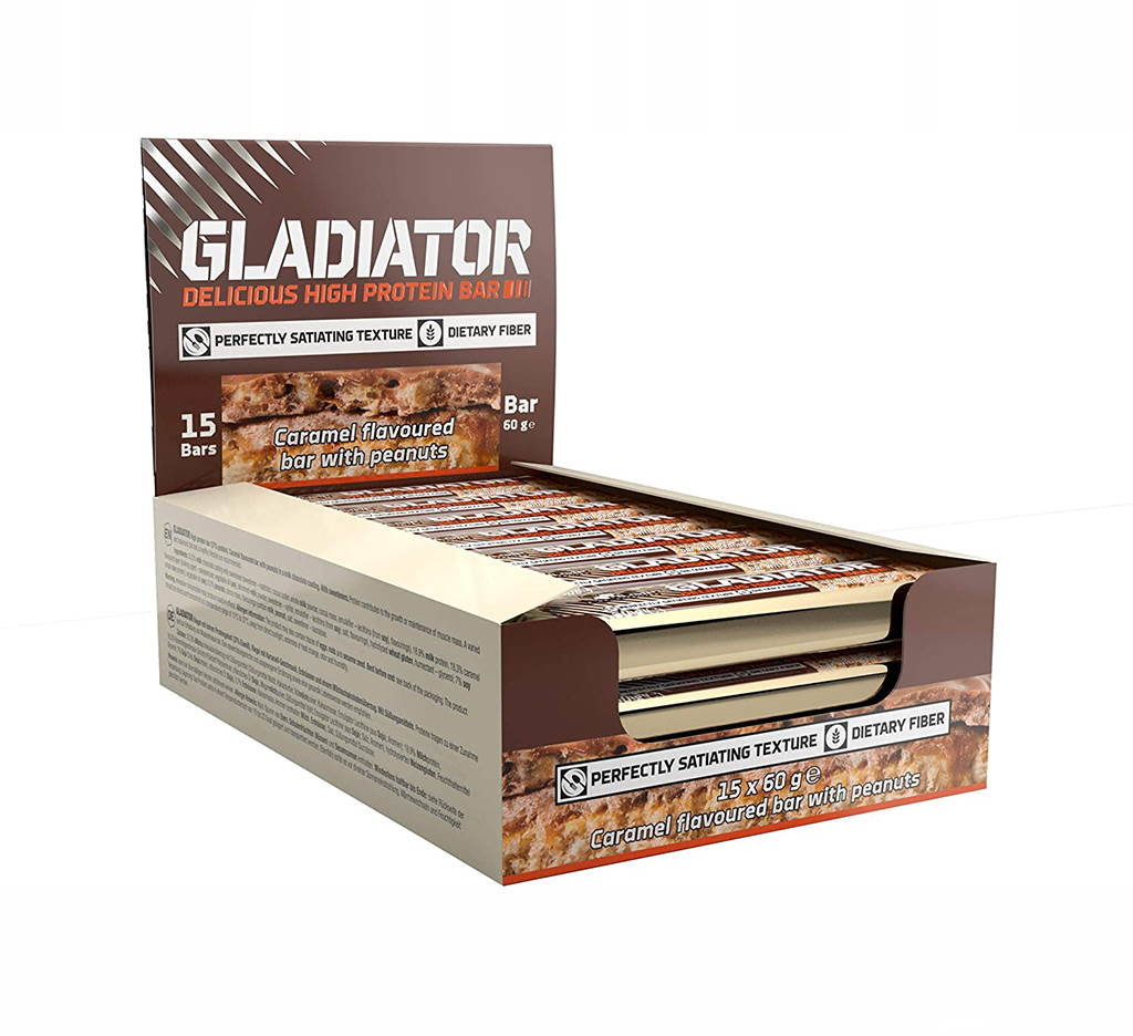 

Протеиновые батончики Olimp Gladiator 15 х 60 g Caramel