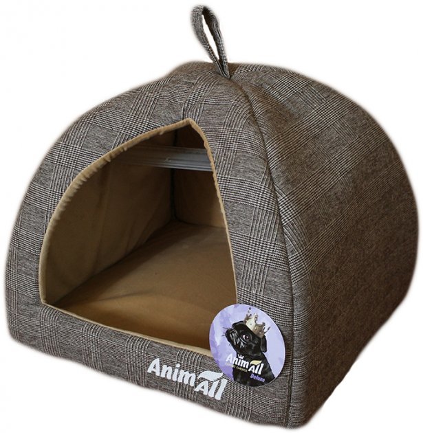 

Домик AnimAll Darling АТ 0973 для собак и котов светло-серый 38x38x29 см (9034-1708С)