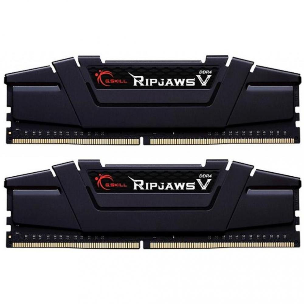 

G.Skill 16 Gb (2x8GB) DDR4 3600 MHz Ripjaws V Classic Black (F4-3600C18D-16GVK)