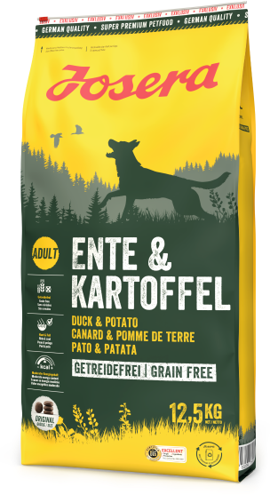 Акція на Сухий корм для собак Josera Ente & Kartoffel зі смаком качки та картоплі 12.5 кг (4032254775393) від Y.UA