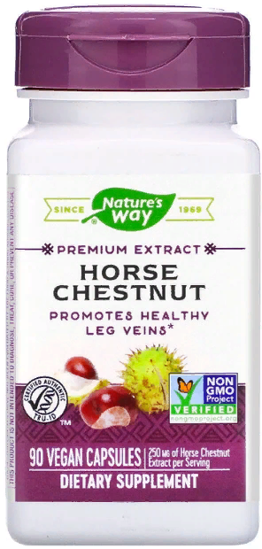 Акція на Nature's Way, Horse Chestnut, Standardized, 90 Vegetarian Capsules (NWY-62000) від Stylus