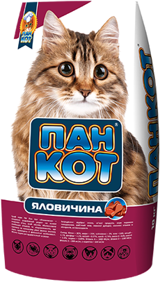 

Сухий корм для кішок Пан Кот Яловичина 10 кг (4820111140091)